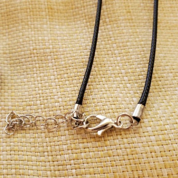 Vaporwave Glass Cabochon Pendant - Handmade - Picture 2 of 2